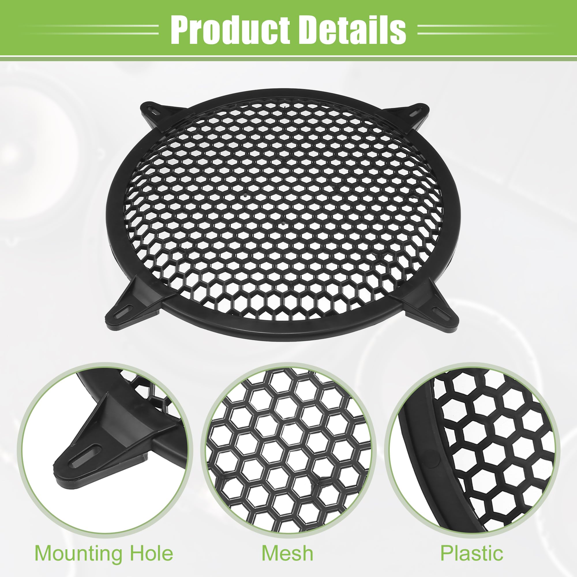 Amazon.co.jp: ACROPIX ユニバーサル10インチカースピーカーグリル